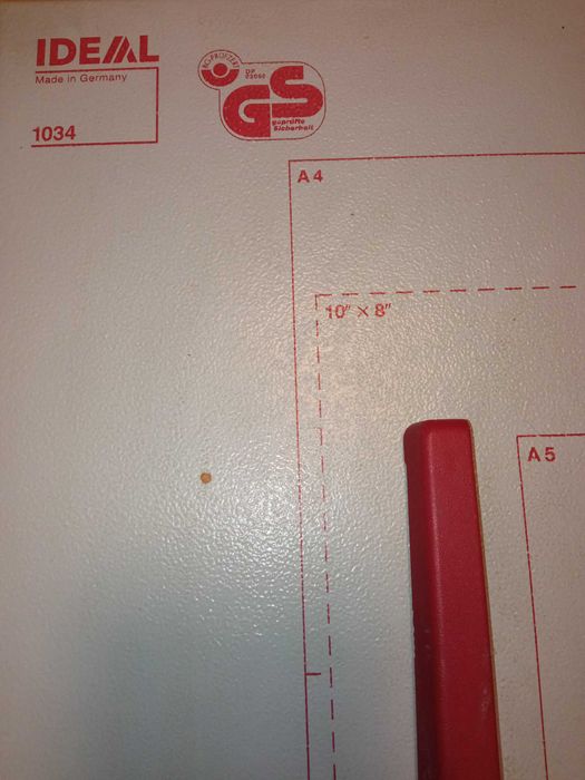 Резак сабельный IDEAL 1034. Germany.