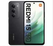 Smartfon Xiaomi Redmi 15 5G 4/256GB 144Hz 50Mpix Midnight Black Czarny