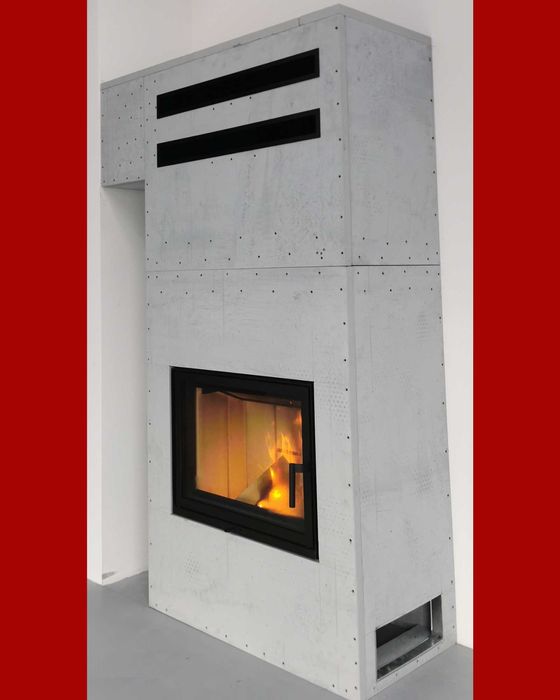 Kominek z prostą szybą, obudowa, montaż - Szamotuły i okolice