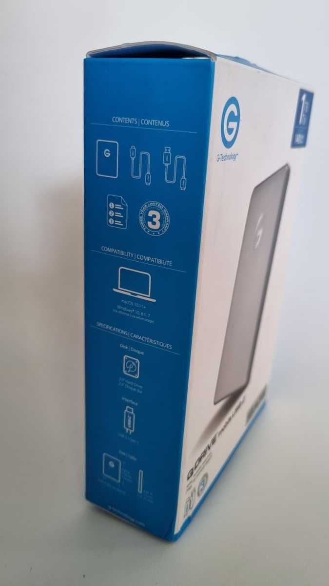 G-Technology Drive Mobile 1TB nowy dysk portable USB-C 0G10265-1