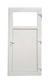Drzwi PCV gospodarcze 90x200 białe magazynowe warsztatowe zewnętrzne