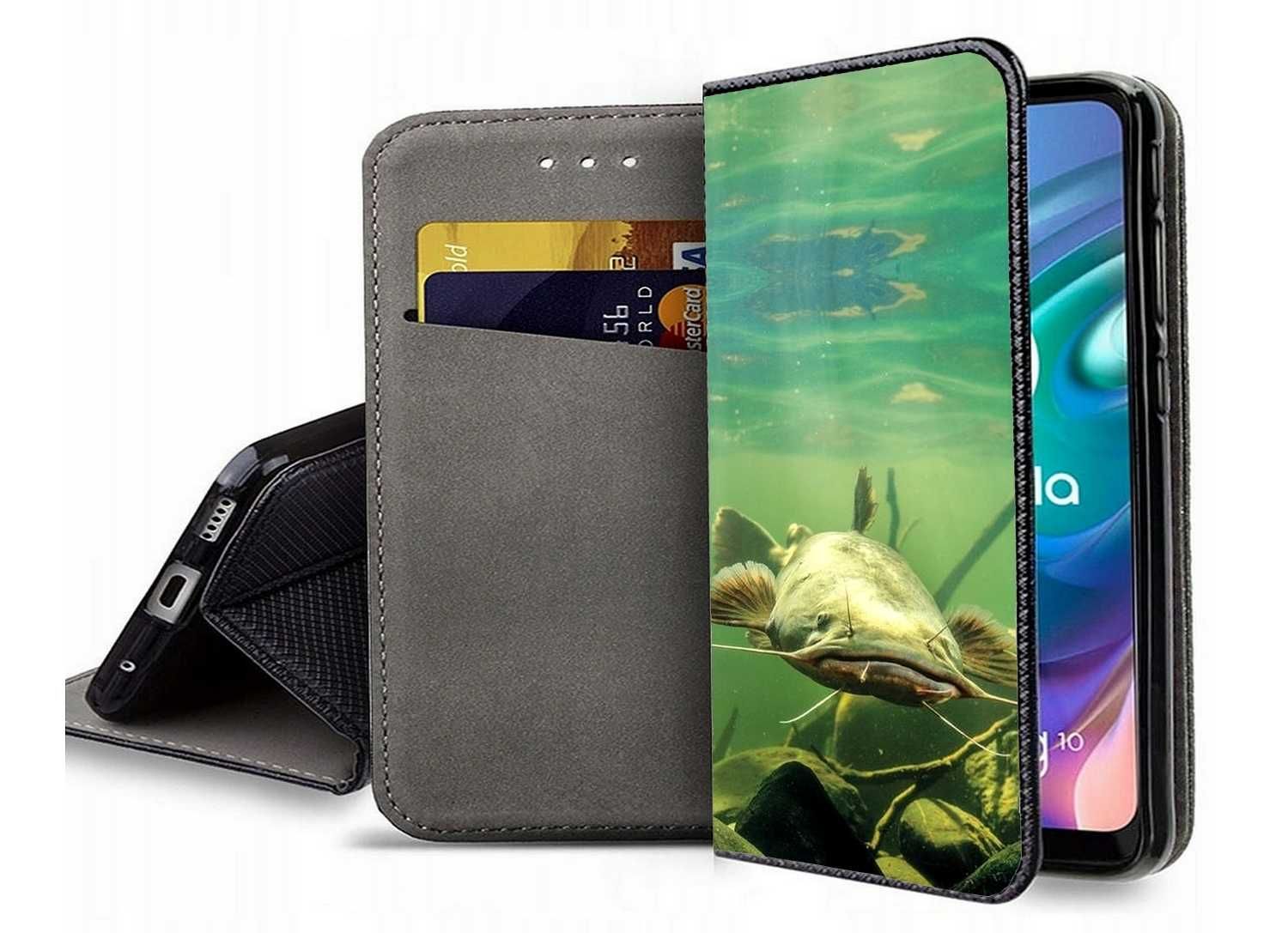 Etui zamykane wędkarskie iPhone Samsung Huawei Xiaomi Motorola