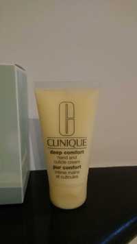 clinique krem do rąk Deep Comfort Hand & Cuticle Cream 30ml