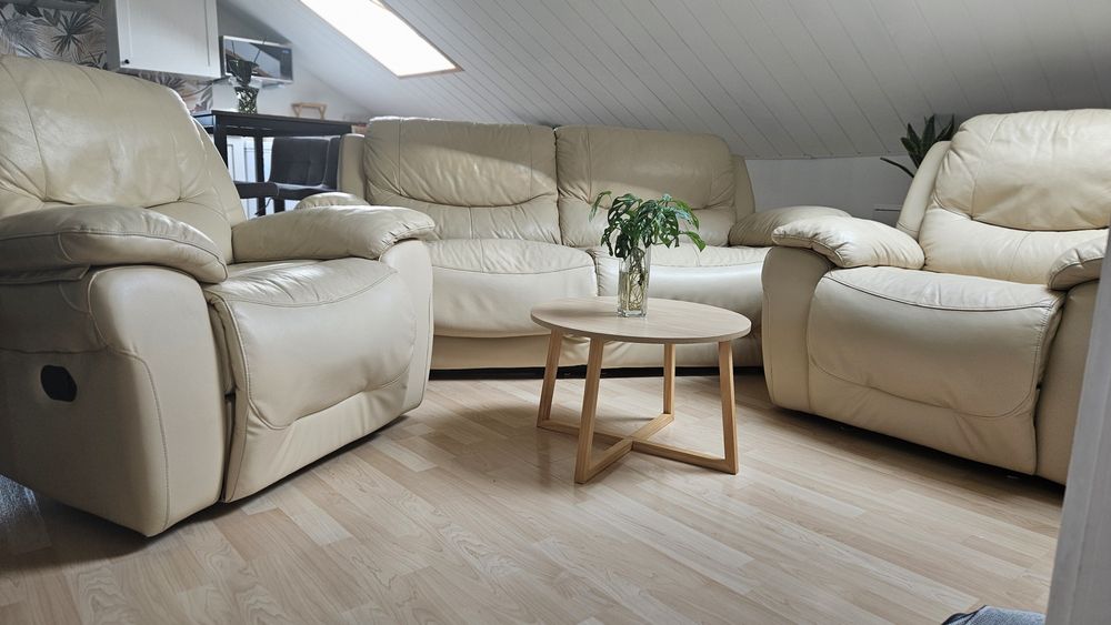 Komplet wypoczynkowy relax z ekoskóry