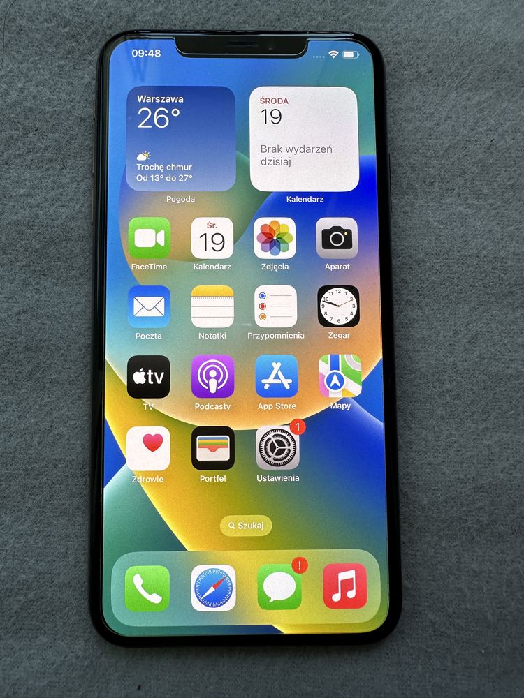 Apple iPhone xs max złoty 512gb Ideał