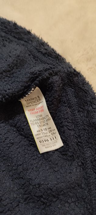M&S szlafrok dla chłopca r. 140