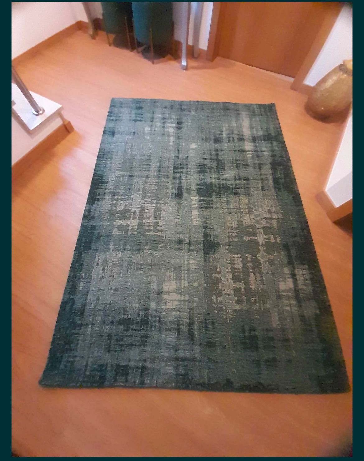 Tapete Antik Chenille Grunge Emerald 140x200cm verde