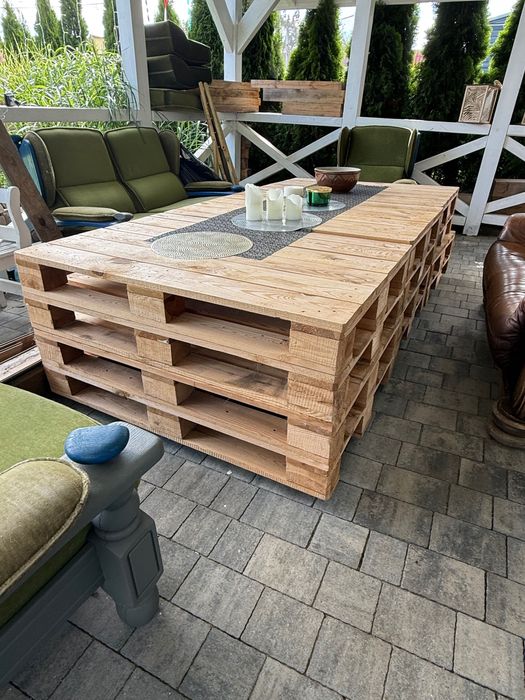 Stół/ stoliki ogrodowe z solidnych palet