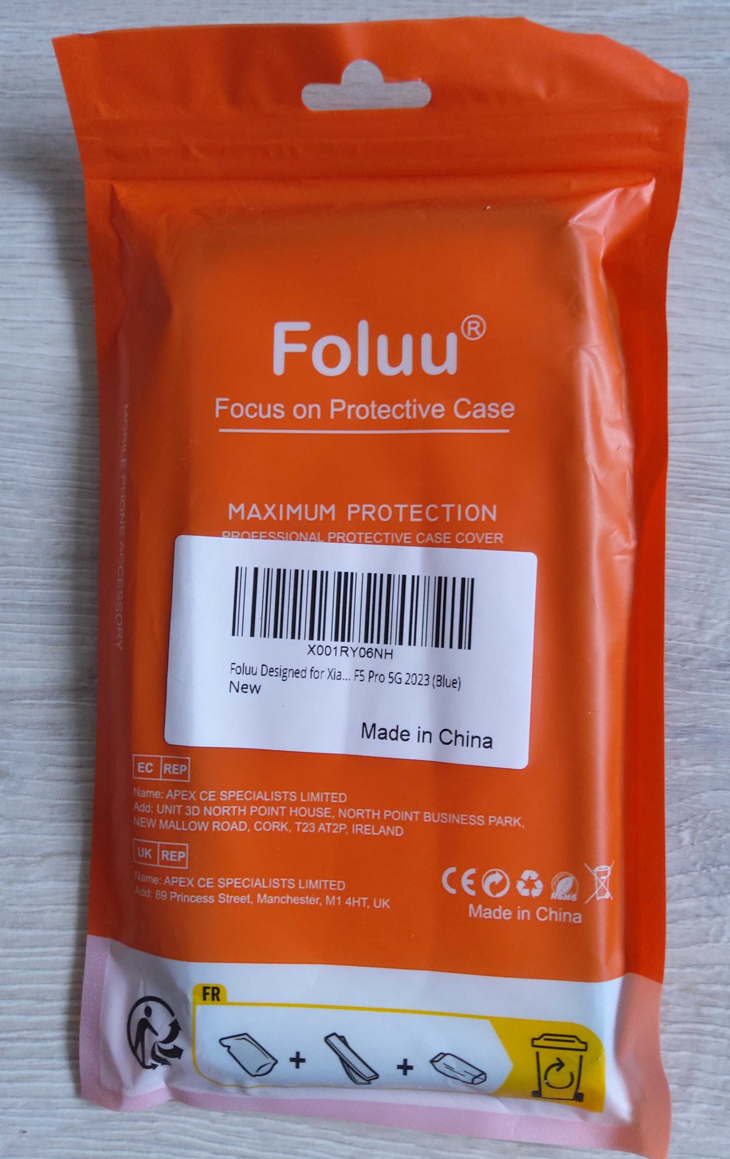 Silikonowe etui ochronne do Xiaomi F5 Pro 5G (2023) blue