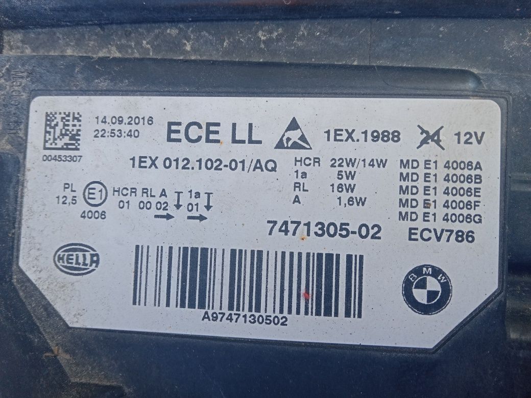 BMW 3 F30 F31 LCI adaptive led lewa