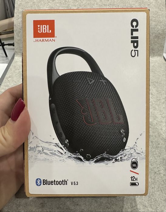 Głośnik JBL Clip 5 nowy czarny