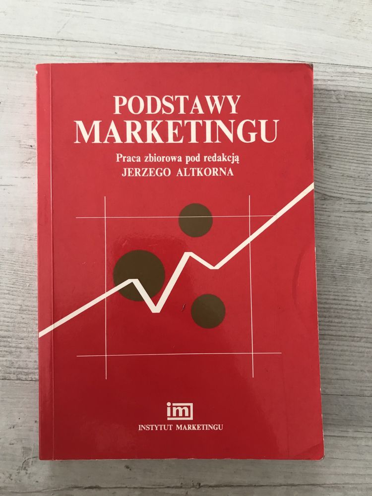 Uzywana ksiazka „podstawy marketingu”