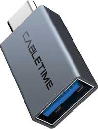 Перехідник Cabletime USB-C Male to USB3.0 Female OTG