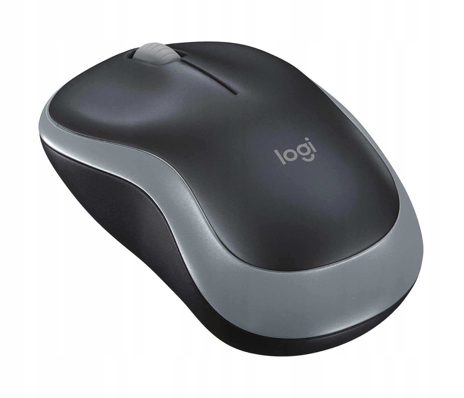 Mysz bezprzewodowa Logitech M185 – czarno-szara – optyczna