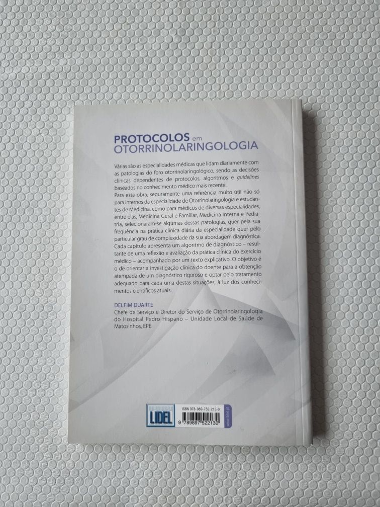 Livro Protocolos em Otorrinolaringologia