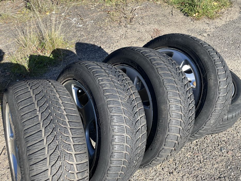 Alufelgi 16’ 5x112 z oponami zimowymi komplet 5szt