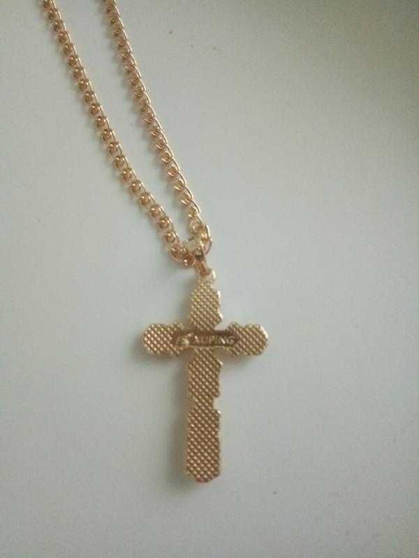 Хрестик крестик Мед золото 4 см Xuping