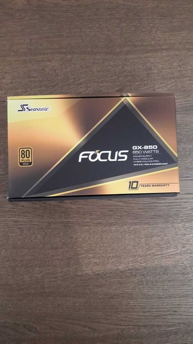 Seasonic Focus GX-850W 80 Plus Gold Full Modular- FOCUS - GX-850-ATX30