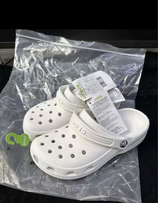 crocs nowe białe