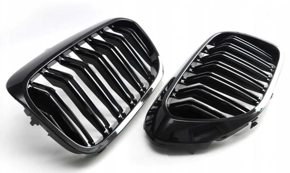 Nerki Grill BMW G30 G31 M5 Look Czarny Połysk Black Gloss