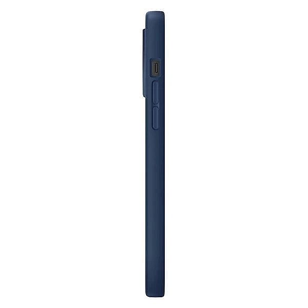 Etui Uniq Lino na iPhone 14 Plus - niebieskie