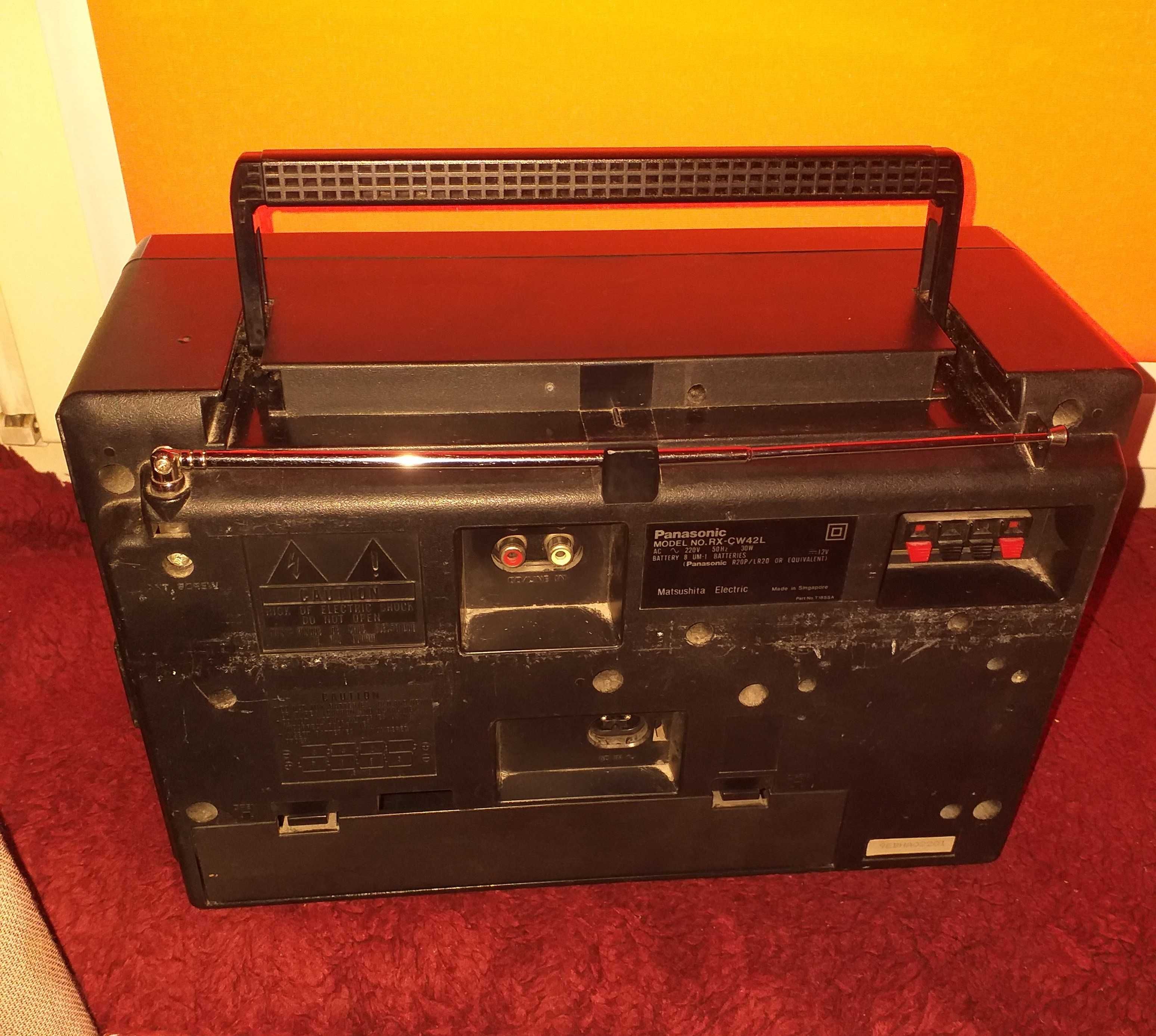 radiomagnetofon panasonic rx-cw42 bez głośników