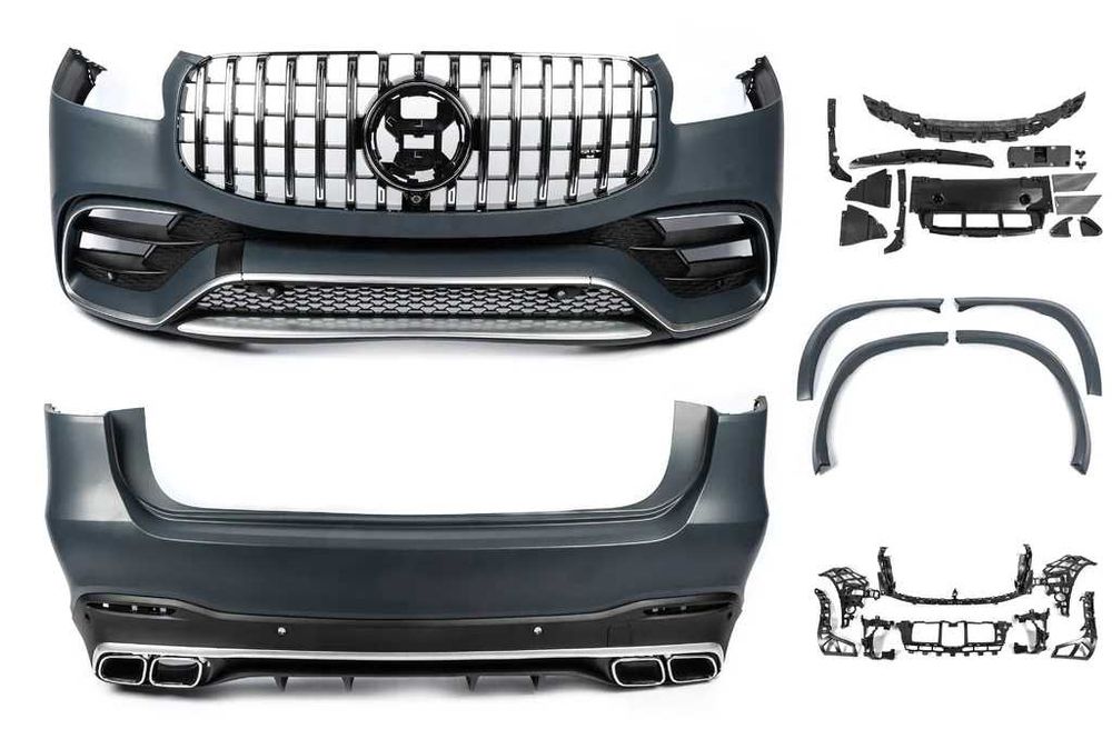 Обвес GLS 63 AMG X167 на Mercedes gls x167 X167 2019-2023 глс бампер