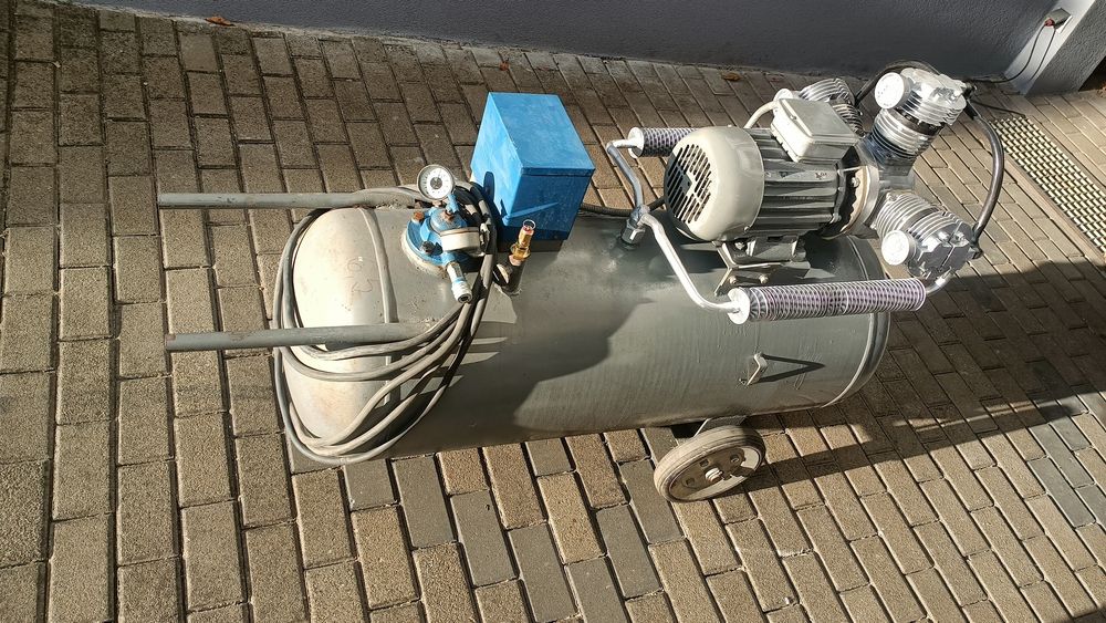 Kompresor 3 tłokowy sprężarka Aspa 3jw60 po remoncie 180l wan pomet