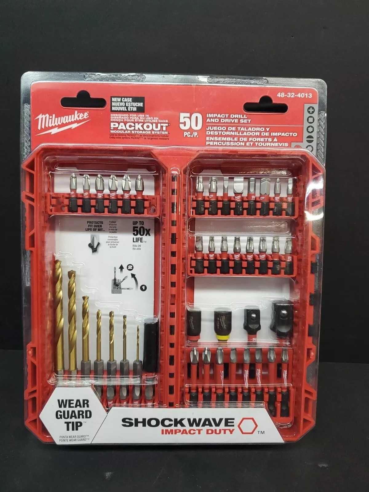 Набор ударных бит и сверл Milwaukee 48-32-4013 50шт.