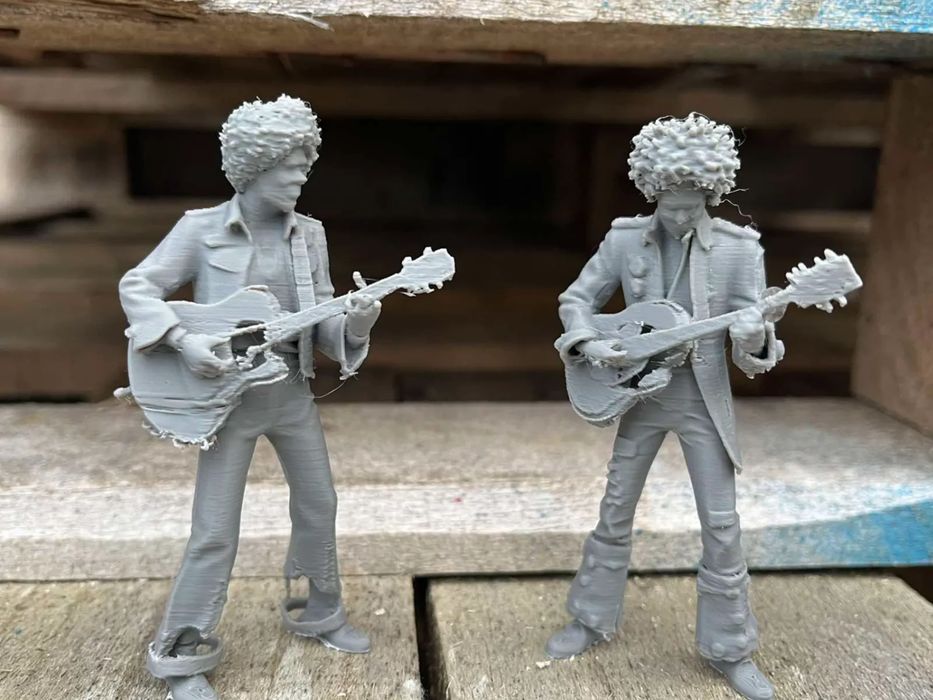 Miniatura Guitarrista Jimi Hendrix