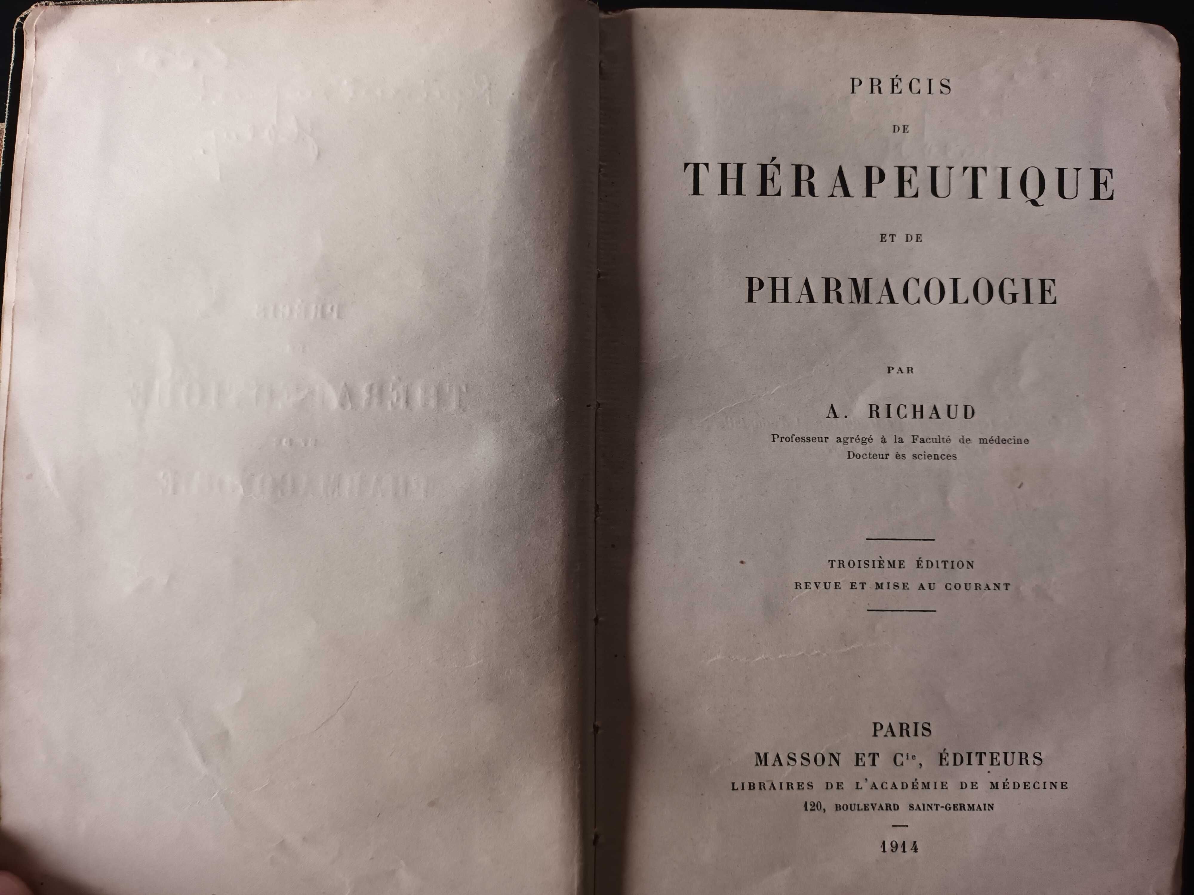 Précis de Thérapeutique - Pharmacologie