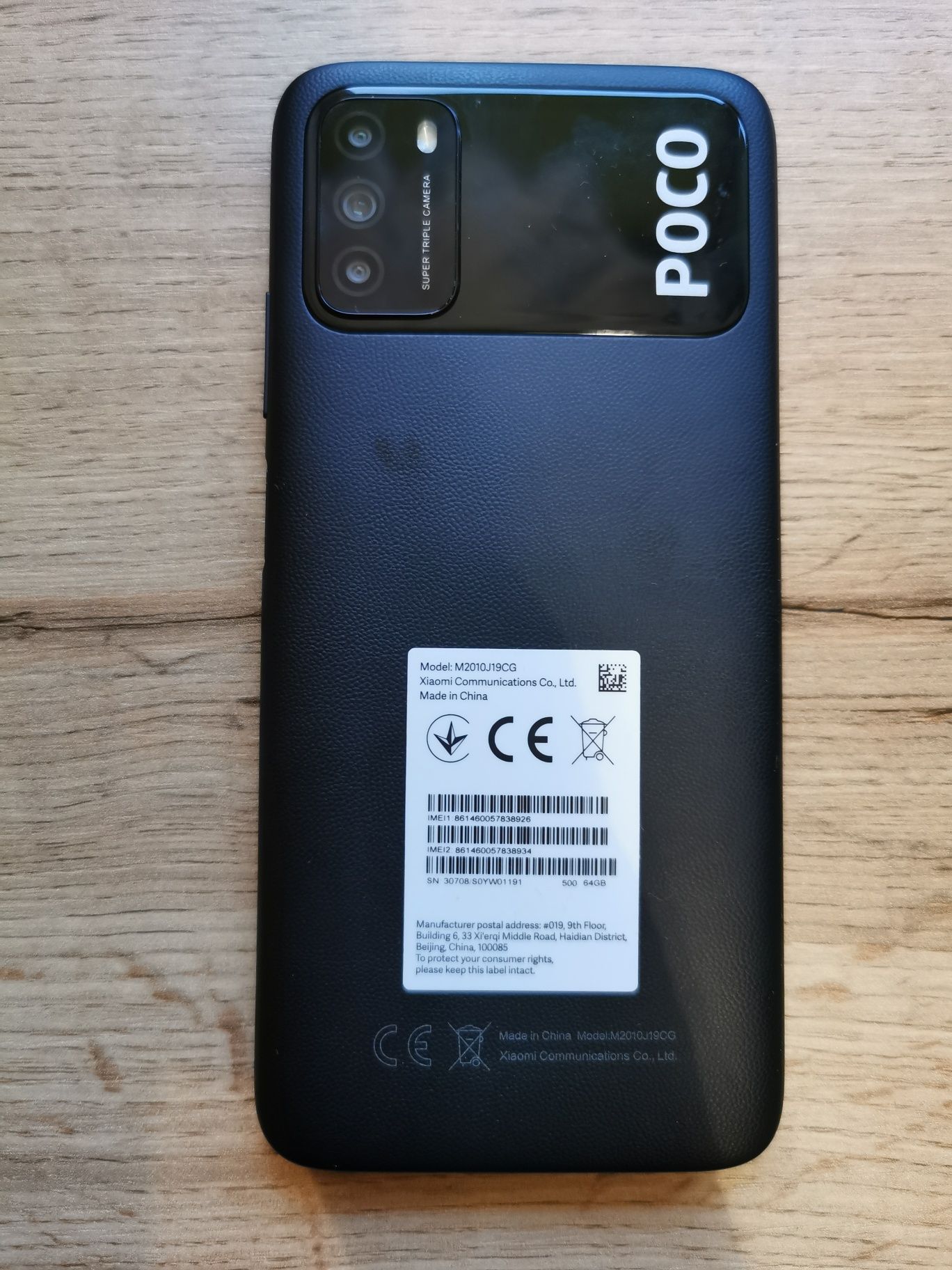 Xiaomi Redmi Poco M3 4/64 GB jak nowy