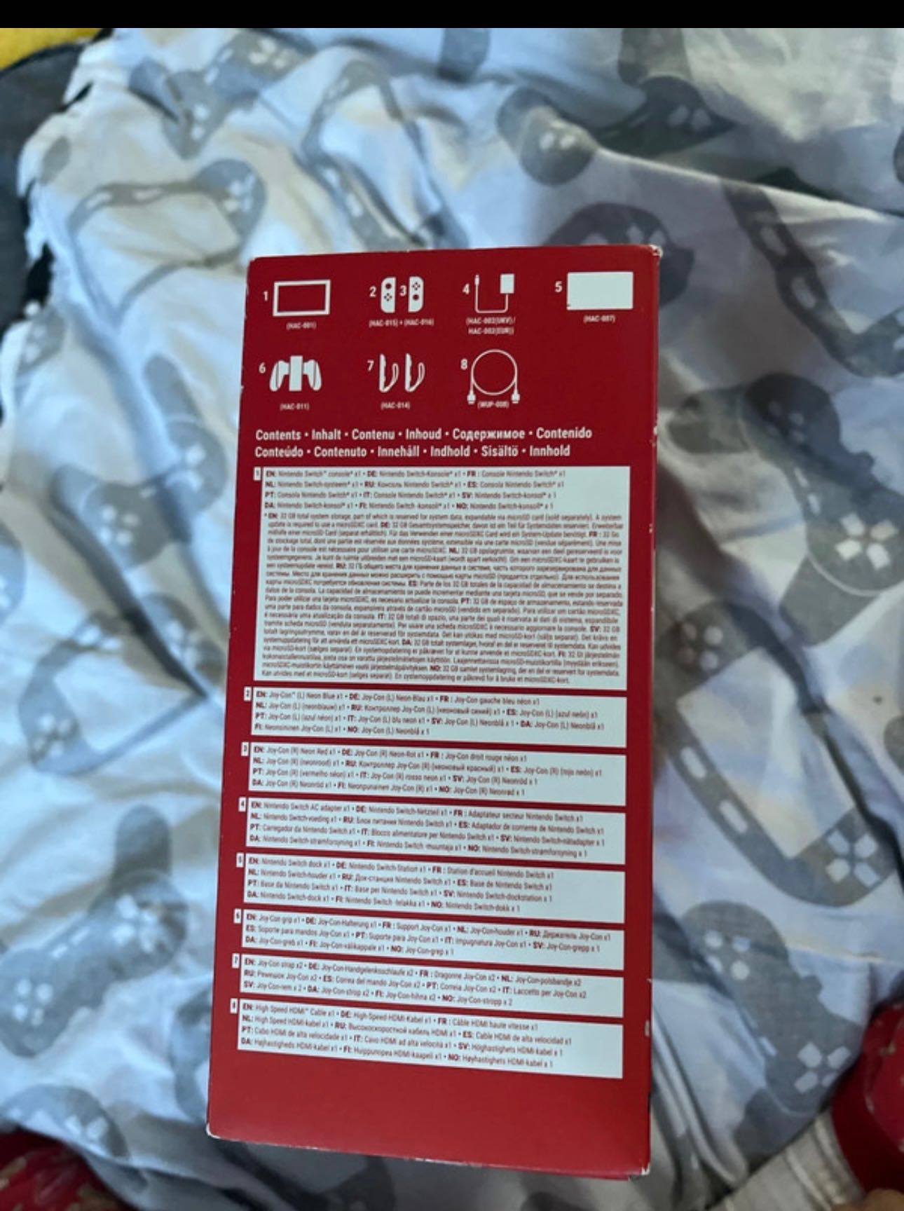 Konsola NINTENDO Switch OLED Model Czerwono-Niebieski