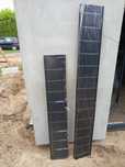 Parapety aluminiowe antracyt motyw kafelki