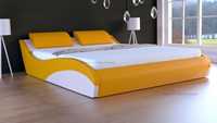 Łóżko z pojemnikiem i materacem Premium 140x200 cm