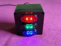 Lampa dyskotekowa ostrzegawcza RGB
