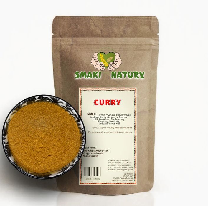 Przyprawa Curry Indyjska 50g - Naturalny Aromat SmakiNatury