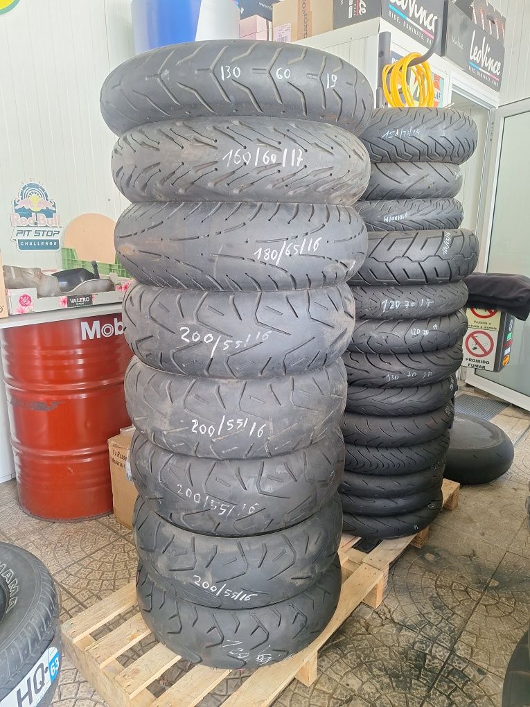 Pneus de Moto  usados  vários modelos