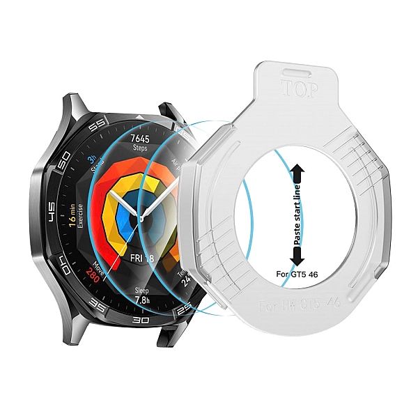 Szkło Hartowane Tech-Protect Easy Set+ 2-Pack Huawei Watch Gt 5 (46 Mm