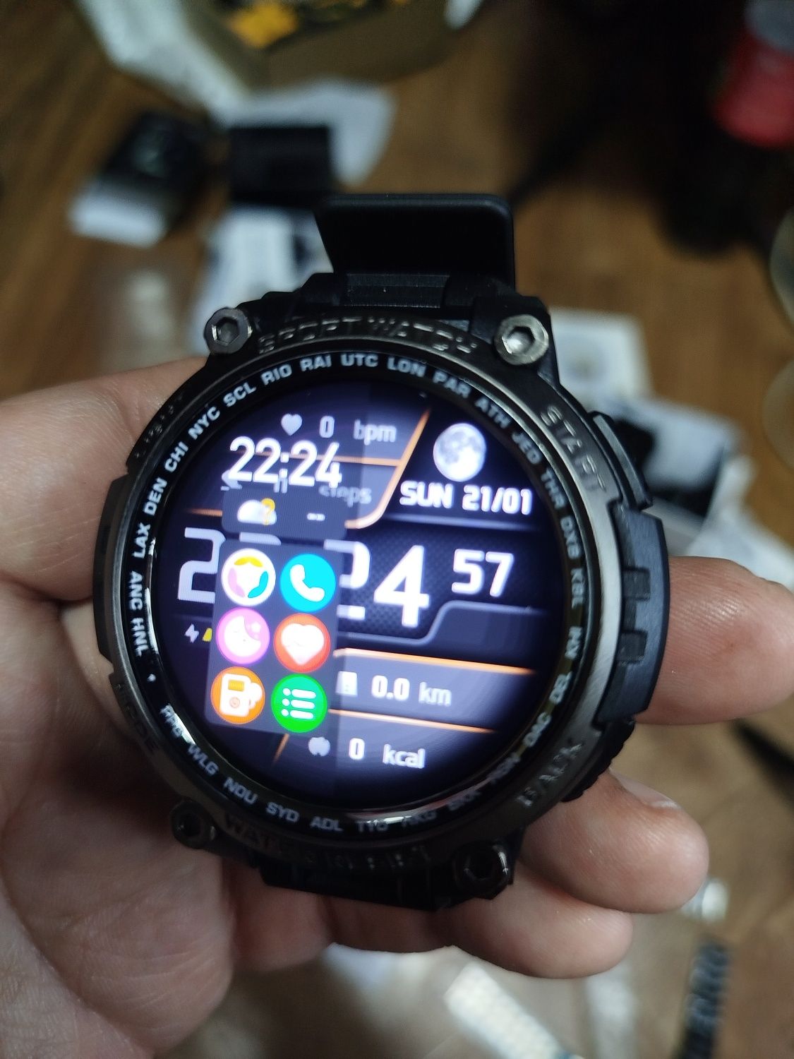 Смарт часы тактические GPS. COMPASS. NFC. AMOLED. Альтиметр