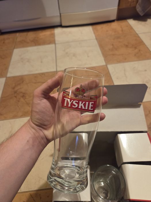 Szklanki tyskie lech 0.5l 0.3l pokale kufle