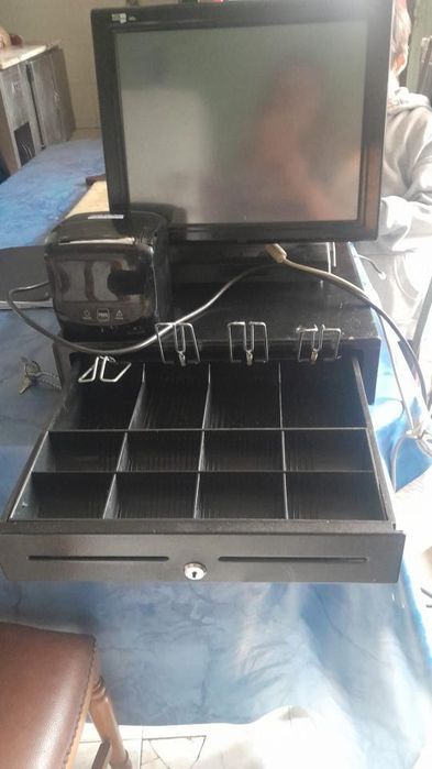 máquina registadora de café