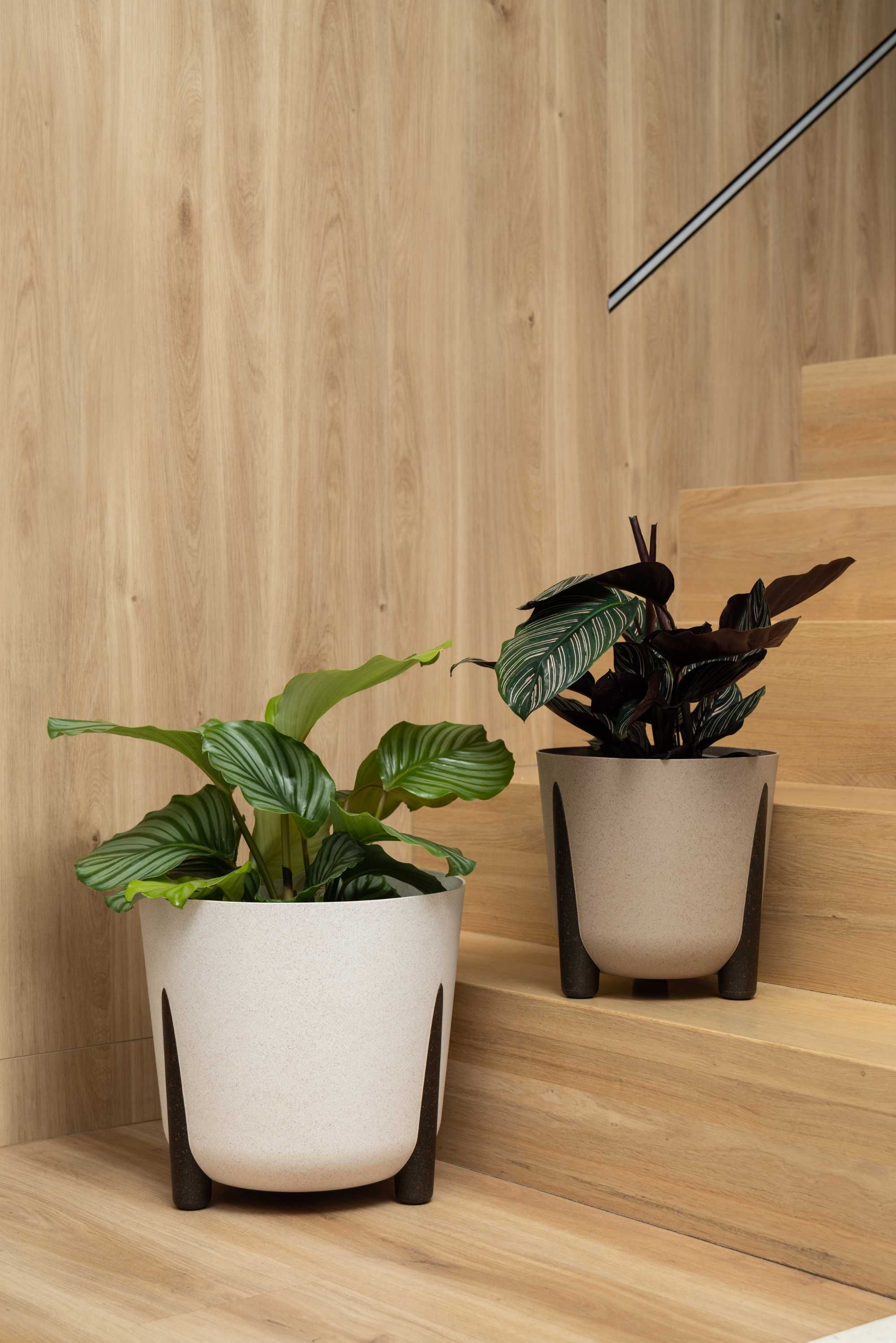 Donica FRIDA 26 cm eco wood kolor piaskowy