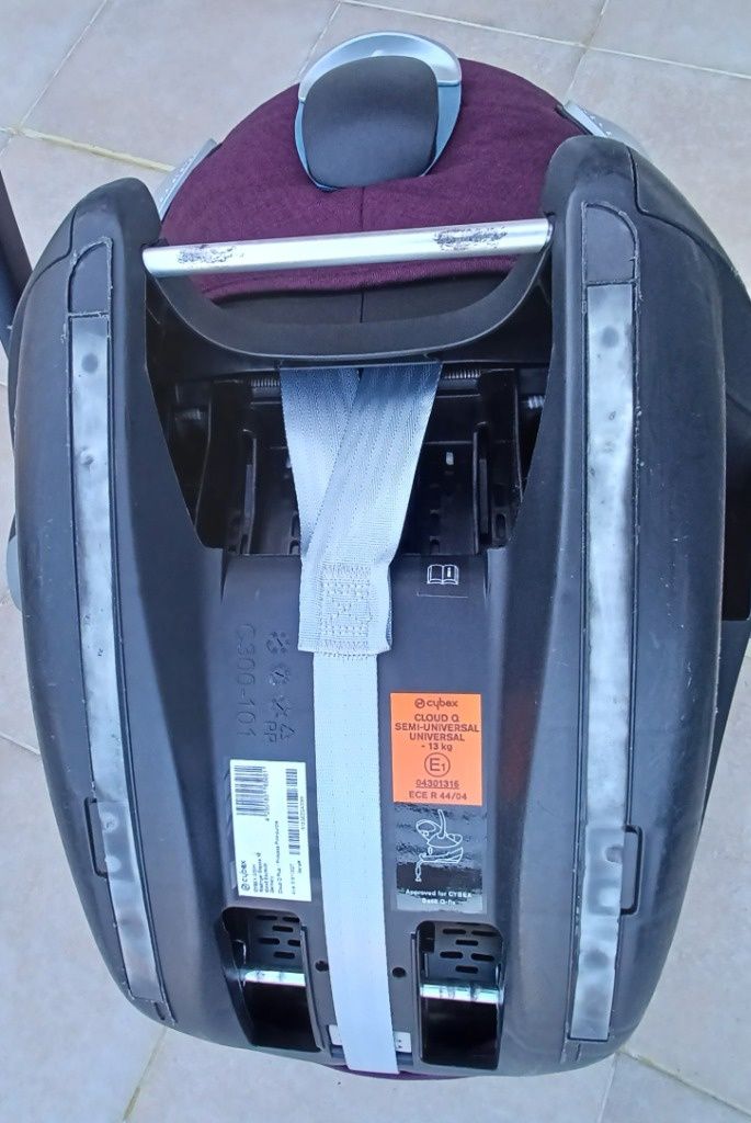 Fotelik CYBEX CLOUD Q PLATINIUM 0-13 kg + baza Q-Fix i akcesoria