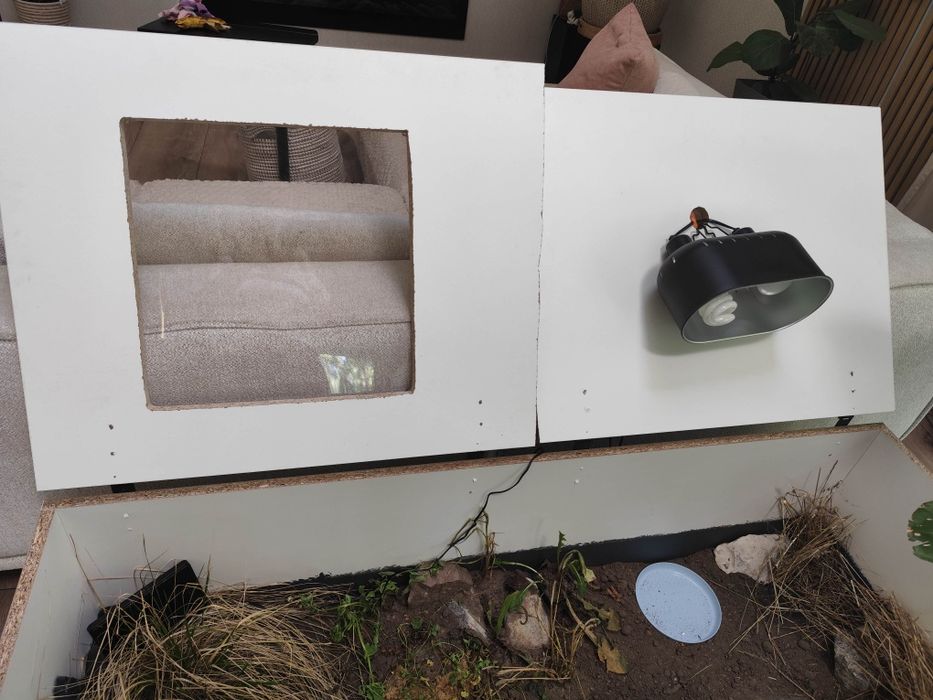 Terrarium dla jaszczurek, żółwi, gekonów