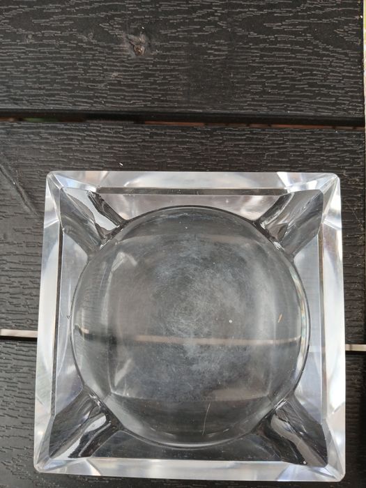 Stara ciężka popielnica, 695 g, retro, vintage, PRL