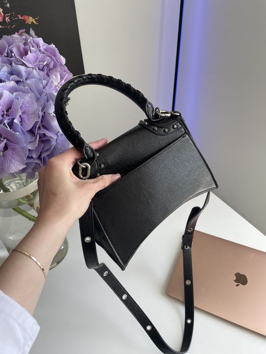 Сумка Balenciaga Hourglass X Le Cagole чорна