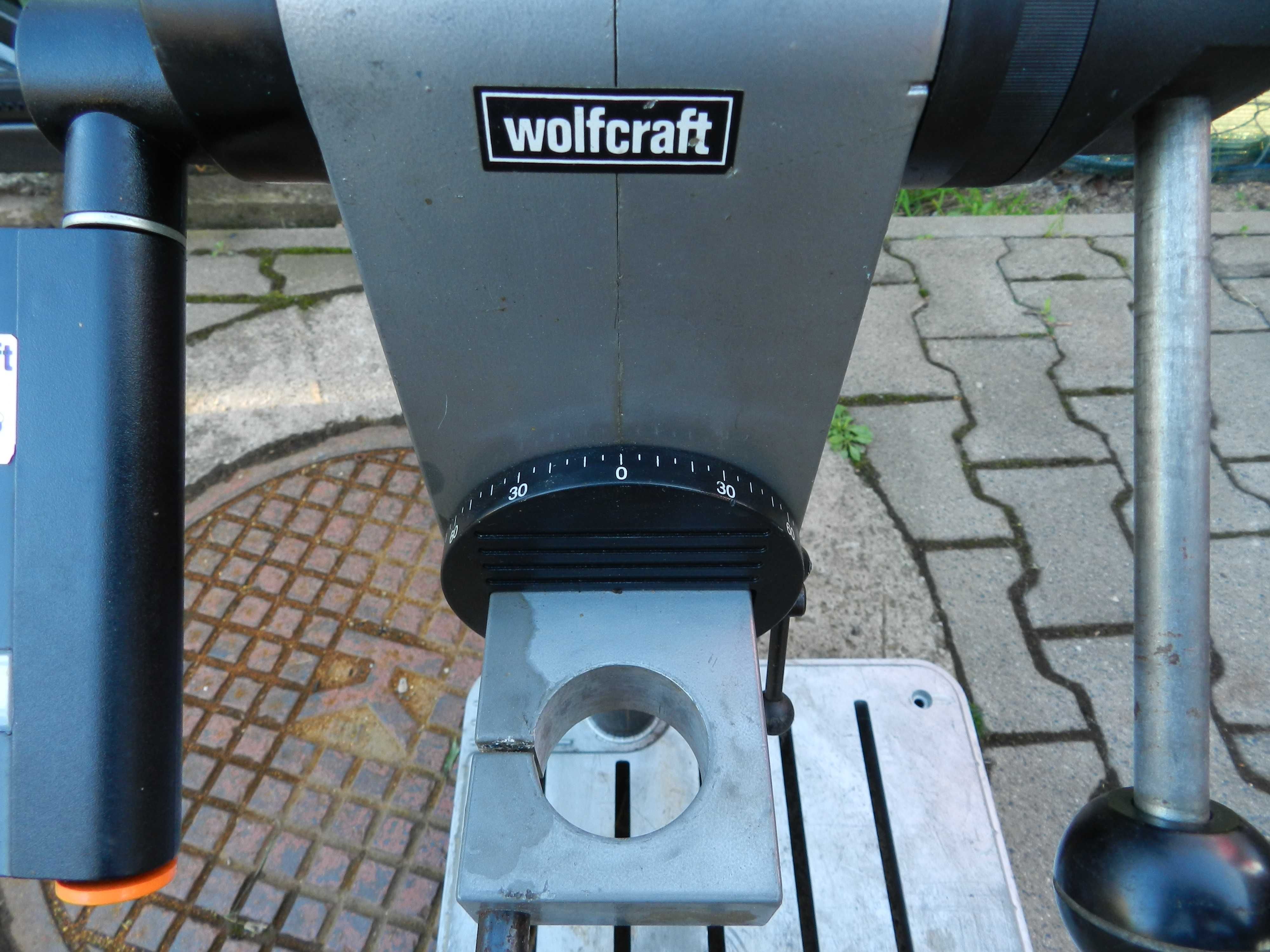Stojak Wolfcraft do wiertarki i frezarki z pomiarem głęb. duży 80 cm