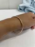 Cudowna zlota Nowa bransoletka Bangle
