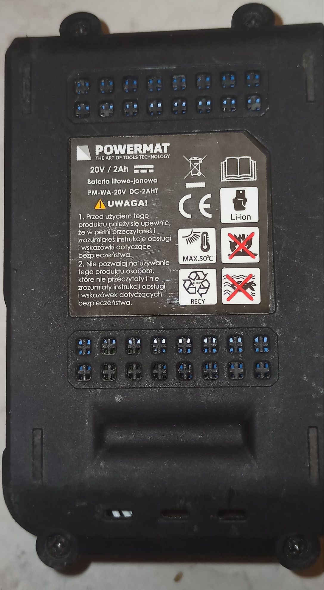 Bateria 20V 2Ah Powermat PM-WA-20V DC-2AHT Wkrętarka